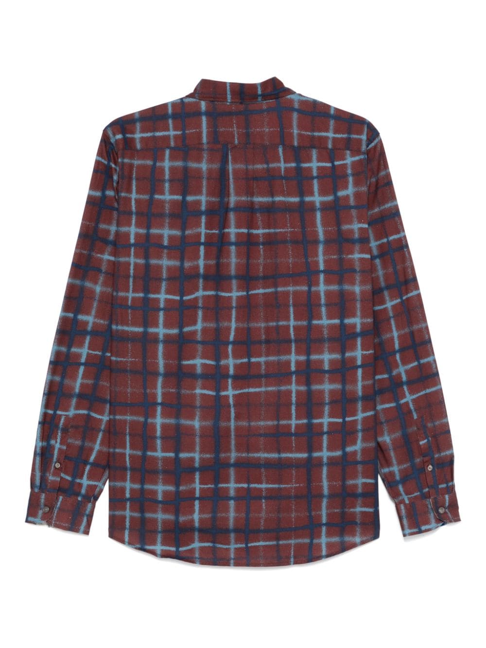 Shop Ps By Paul Smith Check-pattern Shirt In Brown