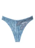 Diesel x Savage x Fenty camouflage thong - Blue