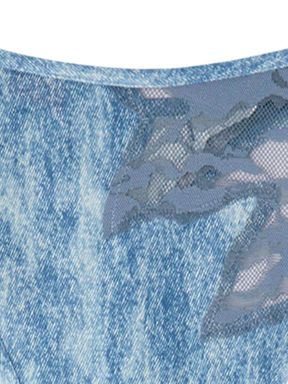 Diesel x Savage x Fenty camouflage thong - Blauw