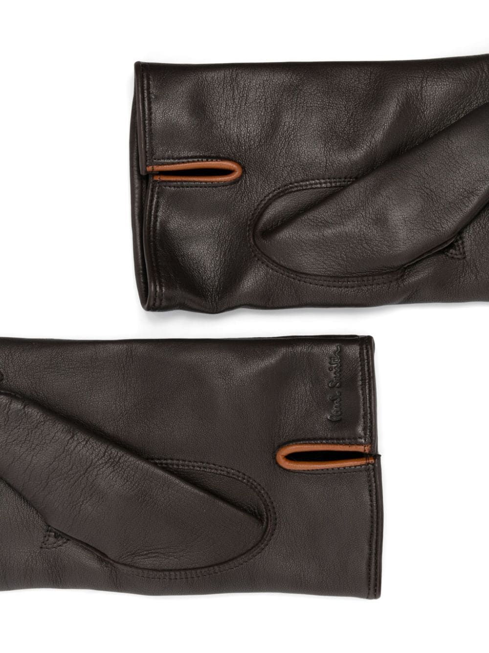 Paul Smith Leren handschoenen - Bruin