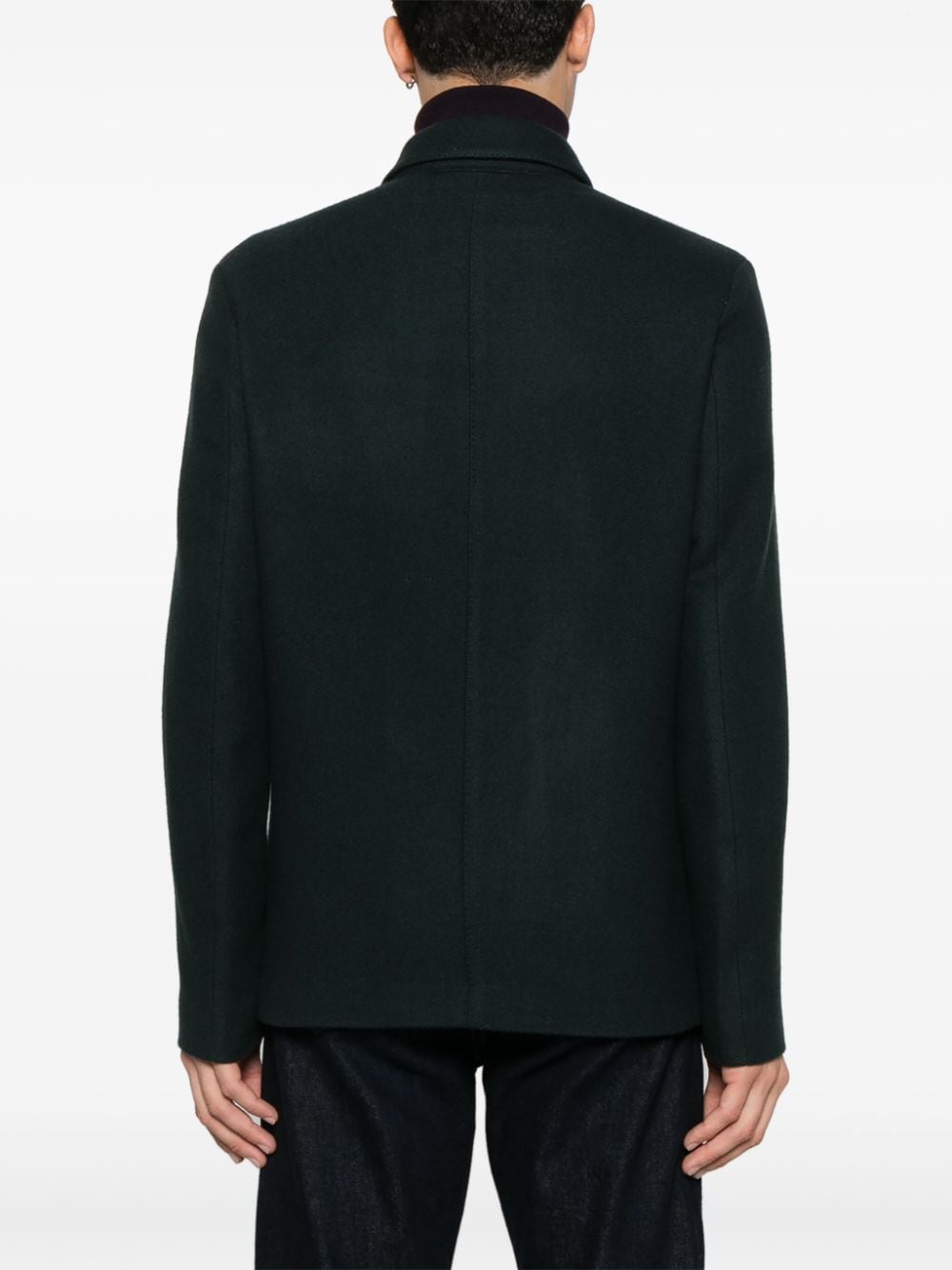 Shop Paul Smith Wool Jacket In Green