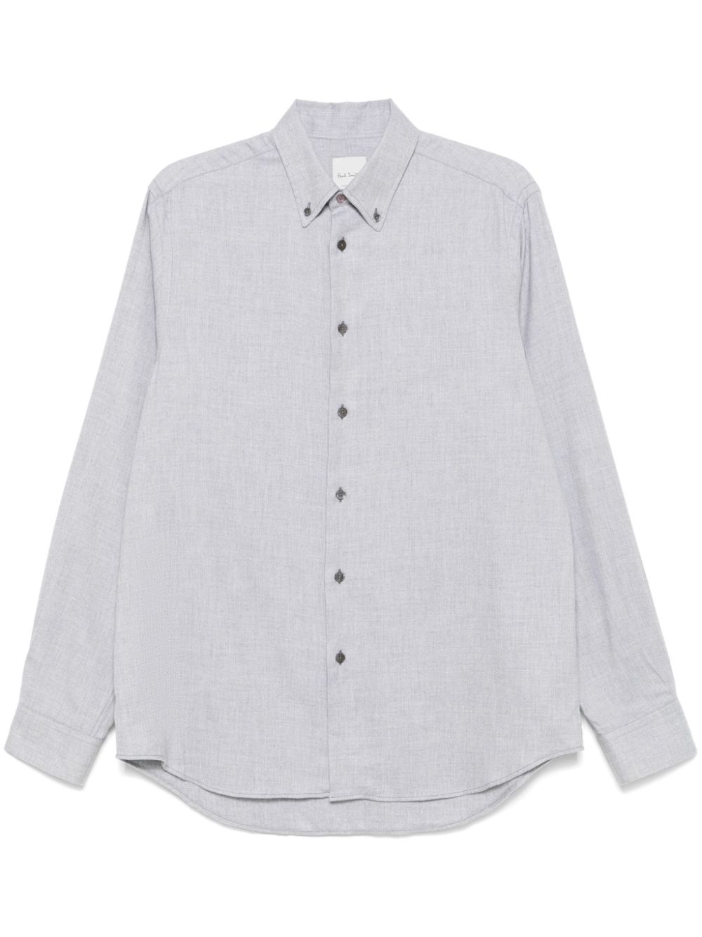 Paul Smith herringbone-pattern shirt - Grey