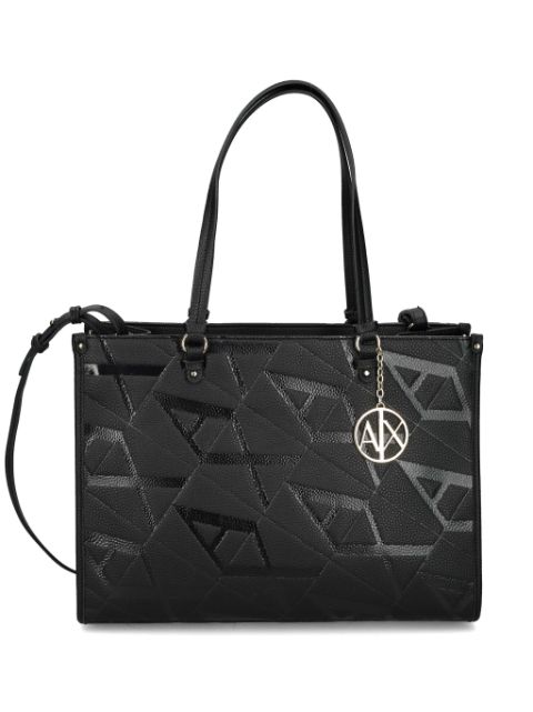 Armani Exchange logo-print tote bag Women