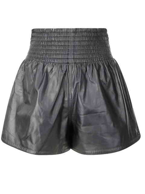 Sportmax Short de couro
