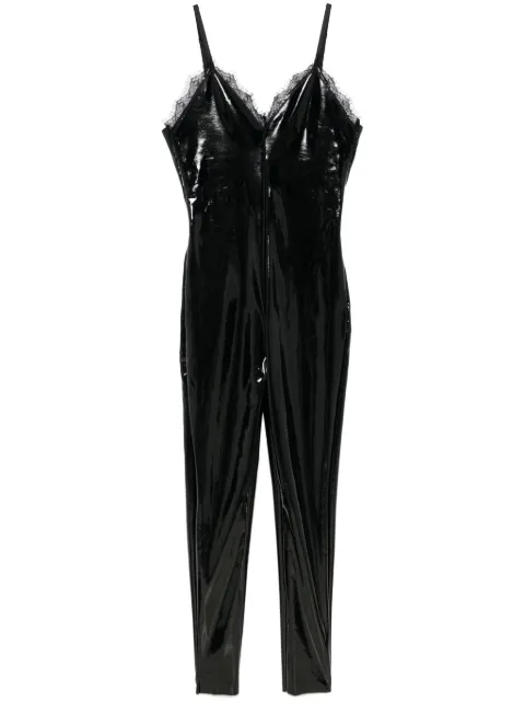 Alchemy x Lia Aram Jumpsuit aus Lackleder