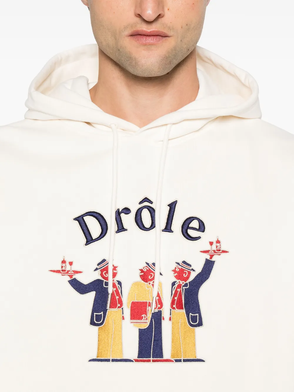 Drôle De Monsieur Le Hoodie Crillon top Beige