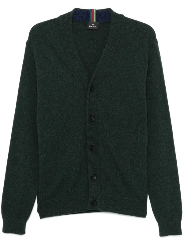 PS Paul Smith ニットカーディガン | グリーン | FARFETCH JP 