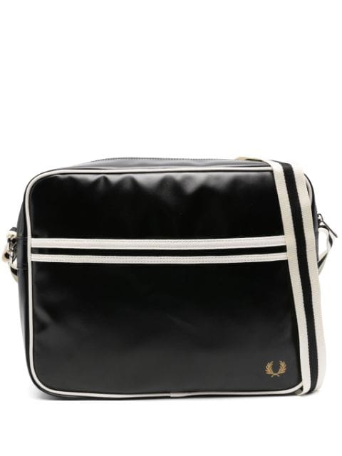 striped shoulder bag