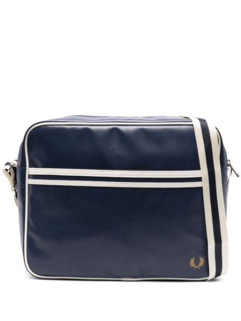 striped shoulder bag