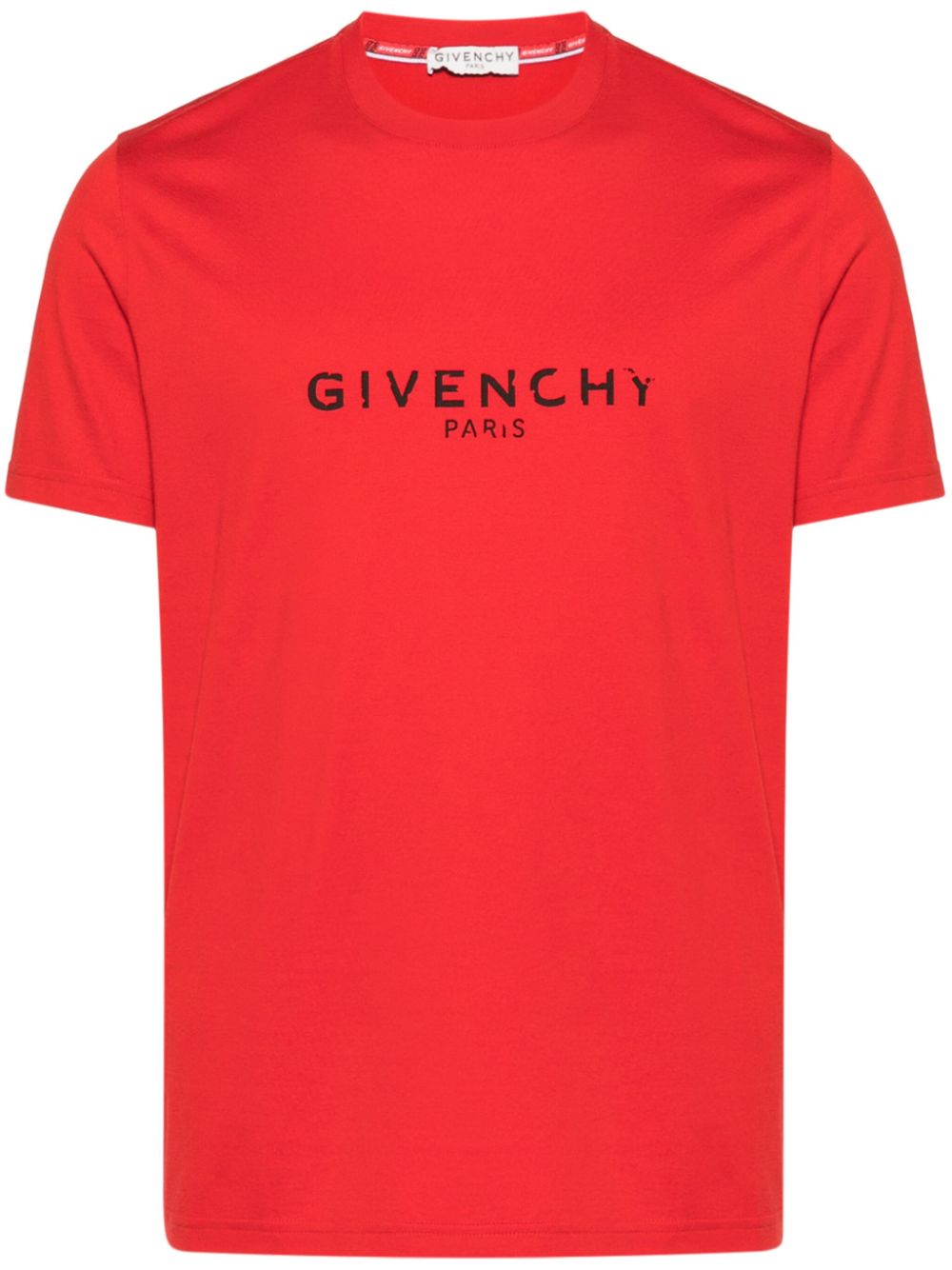 Shop Givenchy Logo-printed T-shirt In Red