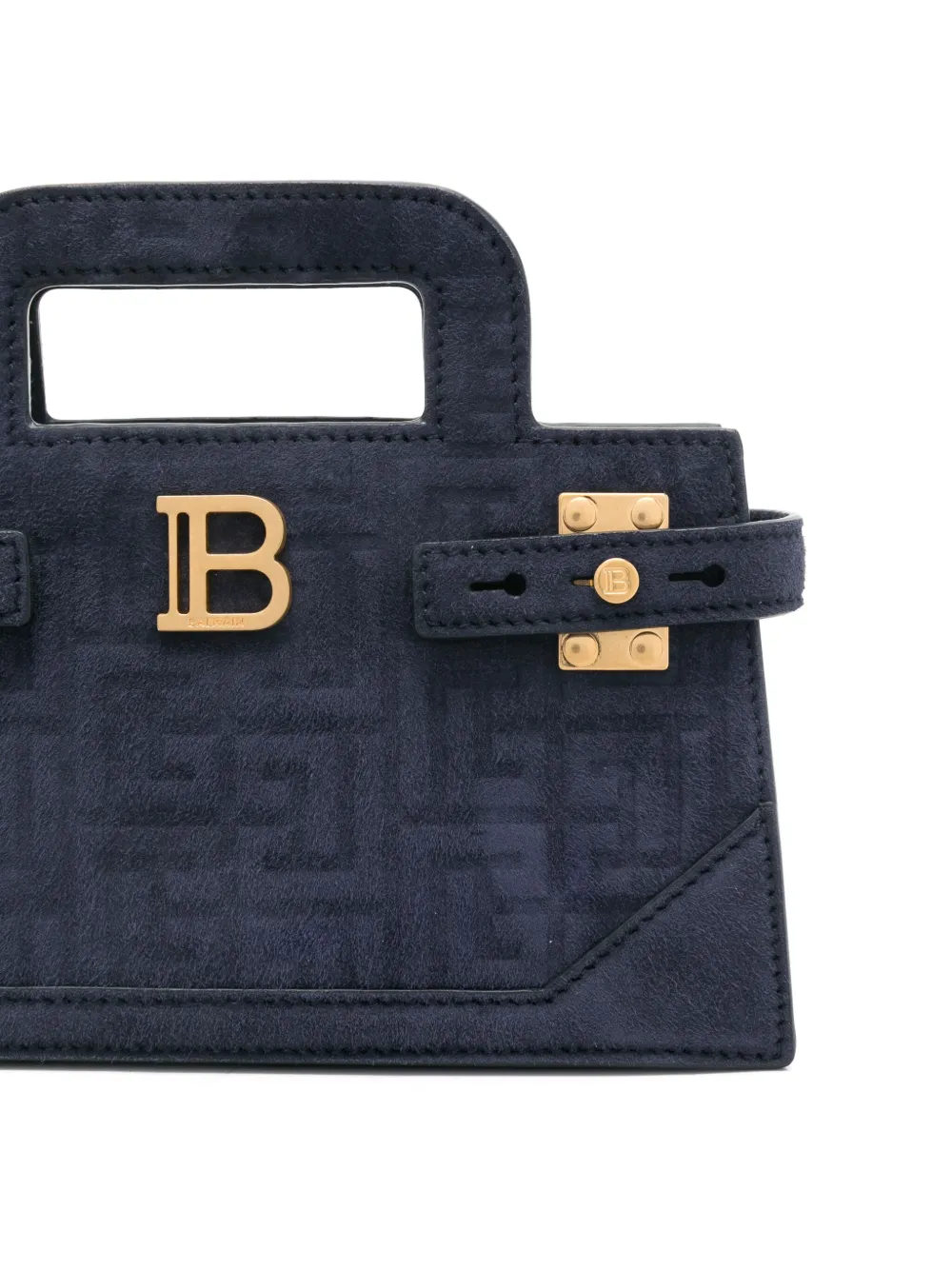 Balmain Kleine B-Buzz shopper Blauw