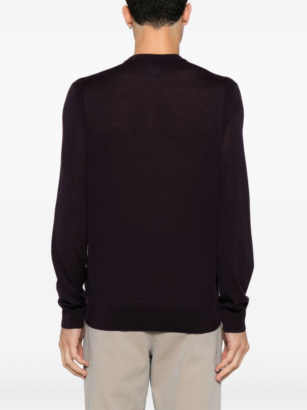 Shop Paul Smith Wool Sweater In Purple