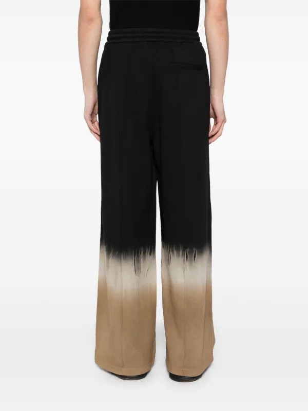Feng Chen Wang 25ss ワイドスウェットパンツ Feng Chen Wang タイダイ スウェットパンツ | ブラック | FARFETCH JP