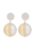 Rabanne two-tone earrings - Silver