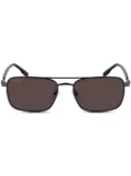 Lacoste geometric-frame sunglasses - Black