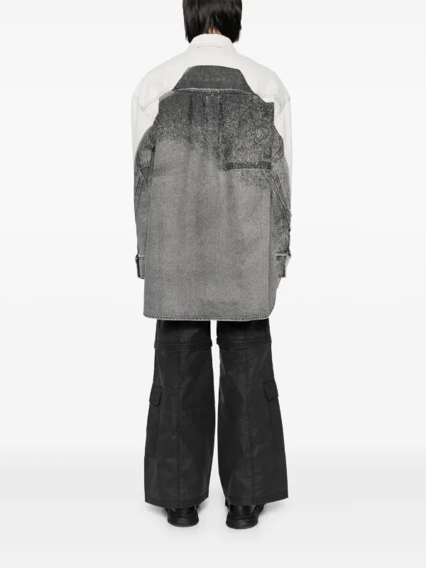 Feng Chen Wang プリント デニムジャケット | ブラック | FARFETCH JP