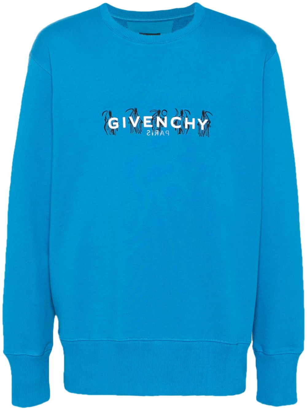 Givenchy Sweater met logoprint Blauw