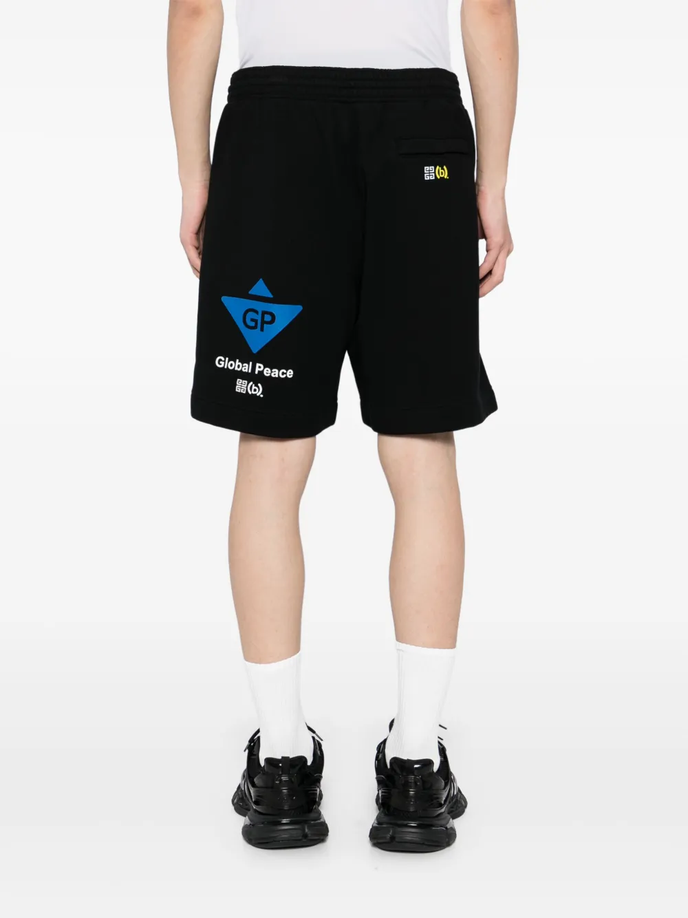 Givenchy Shorts met geborduurd logo Zwart