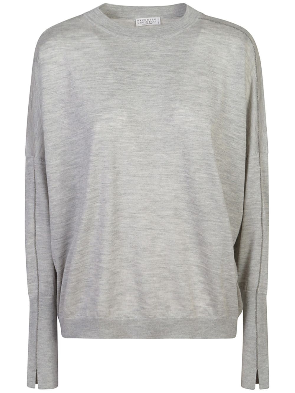 Shop Brunello Cucinelli Cashmere Jumper In Grey