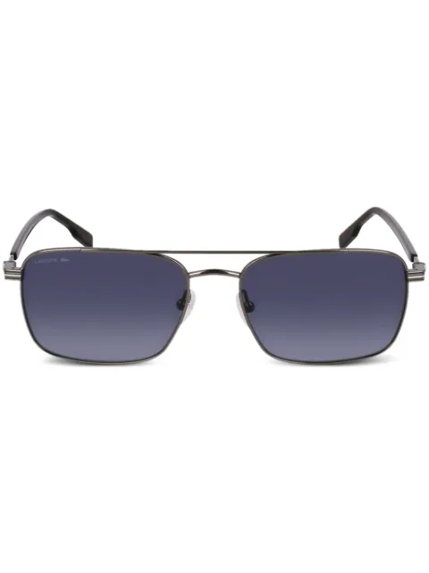 Lacoste lunettes de soleil à monture rectangulaire