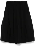 Comme Des Garçons Comme Des Garçons wool midi skirt - Black