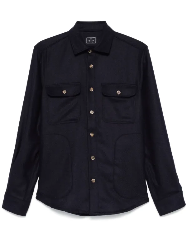 ORIAN シアサッカー ジャケット オリアン Sold Out】オリアン｜ORIAN｜コットンサファリジャケット｜LARMY