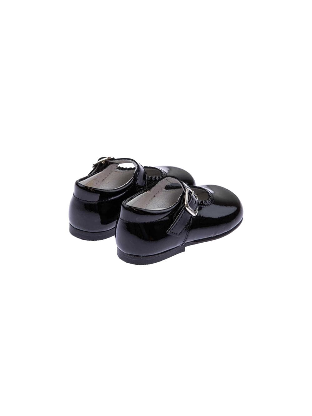 ANDANINES leather ballet shoes Black