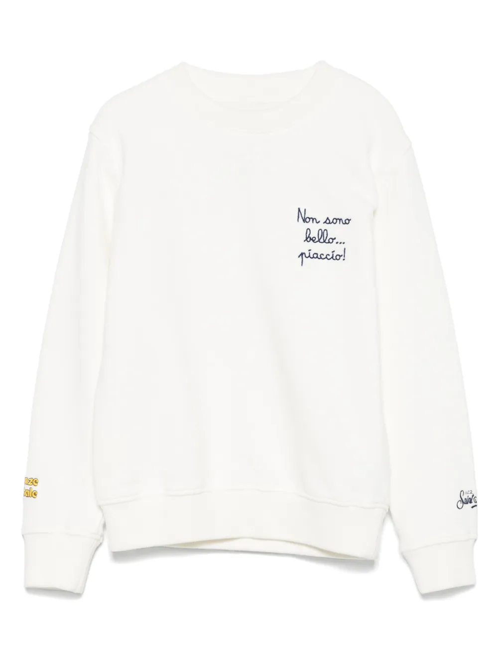MC2 Saint Barth Kids Hutton スウェットシャツ - ホワイト MC2 Saint Barth Kids Hutton スウェットシャツ - ホワイト