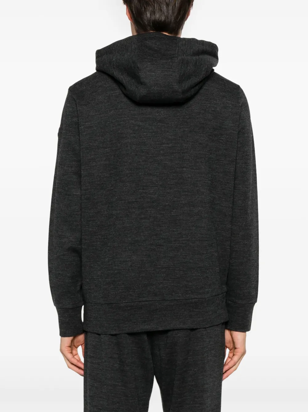 Moncler Hoodie met logoprint Grijs