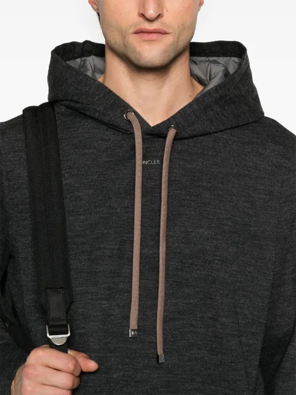 Moncler Felpa Con Cappuccio | Grigio | FARFETCH IT