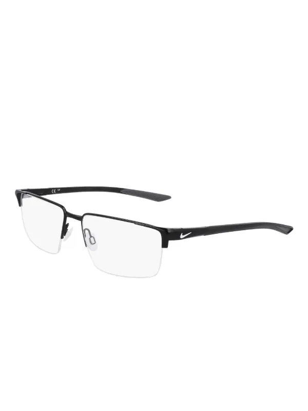 メガネ・老眼鏡 nike prescription glasses Nike Rectangle Glasses | Black | FARFETCH RO