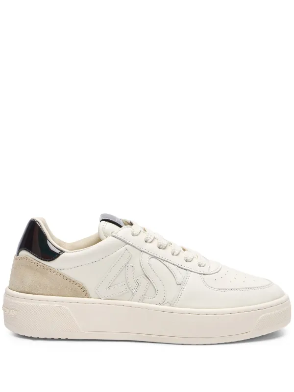 Stuart Weitzman Courtside Sneakers White FARFETCH UK