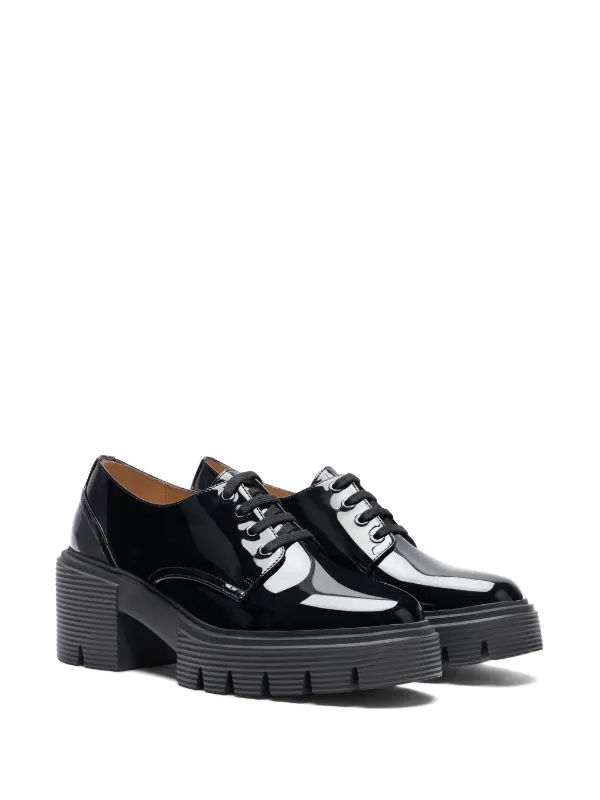 Stuart Weitzman 60mm Leather Brogues Black FARFETCH PH