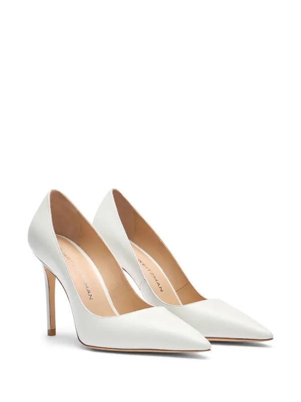 Stuart Weitzman 75mm Naomi Pumps White FARFETCH UK