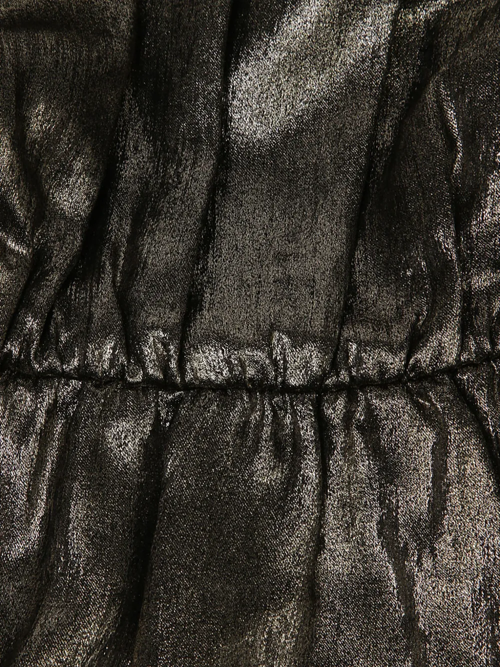 Zadig & Voltaire Kids Metallic jurk Zwart
