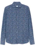 Orian graphic-print shirt - Blue