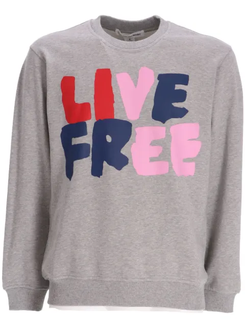Comme Des Garçons Shirt sudadera Live Free