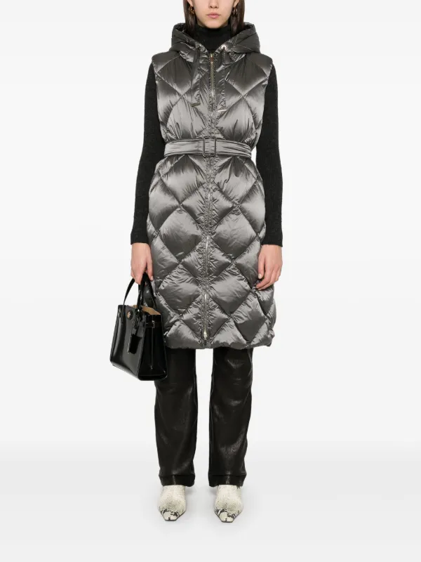【送料&関税込】Max Mara Taffgi Gilet Max Mara Tregil Gilet | Grey | FARFETCH JO