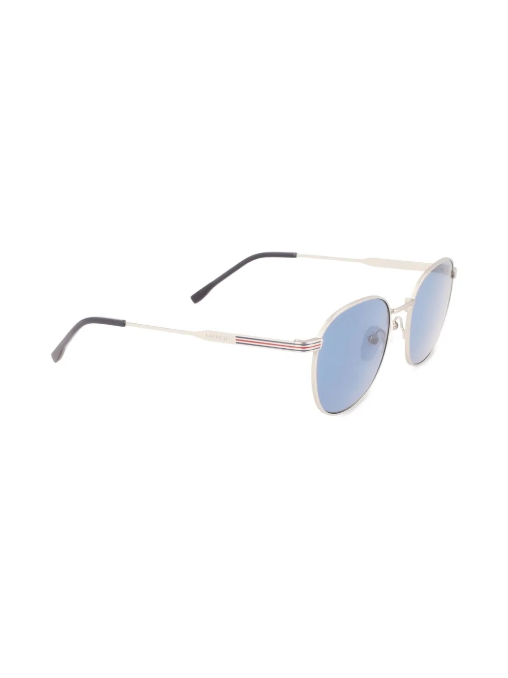 Lacoste Zonnebril met rond montuur Zilver