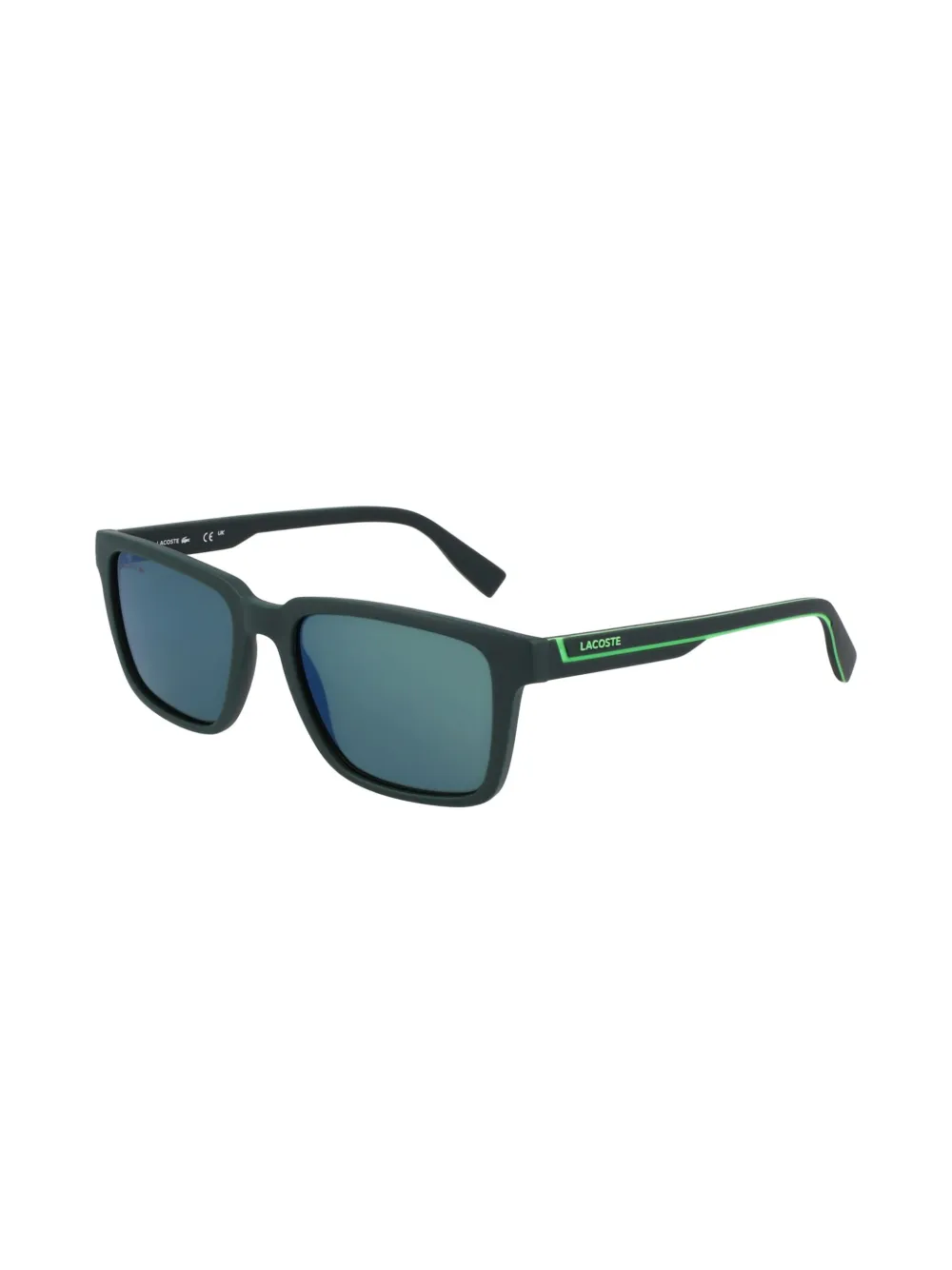 Lacoste Zonnebril met vierkant montuur Groen