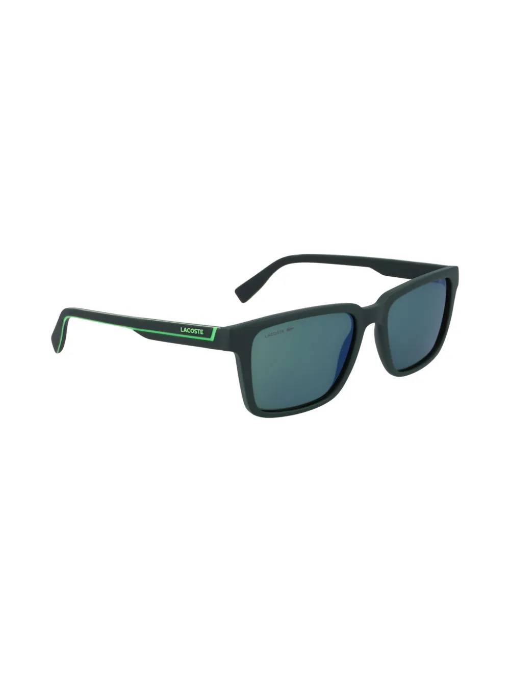 Lacoste Zonnebril met vierkant montuur Groen