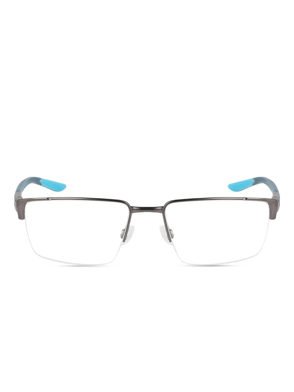 Nike lunettes de vue à monture rectangulaire | gris | Image 1