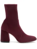 Stuart Weitzman 85mm Flareblock boots - Red
