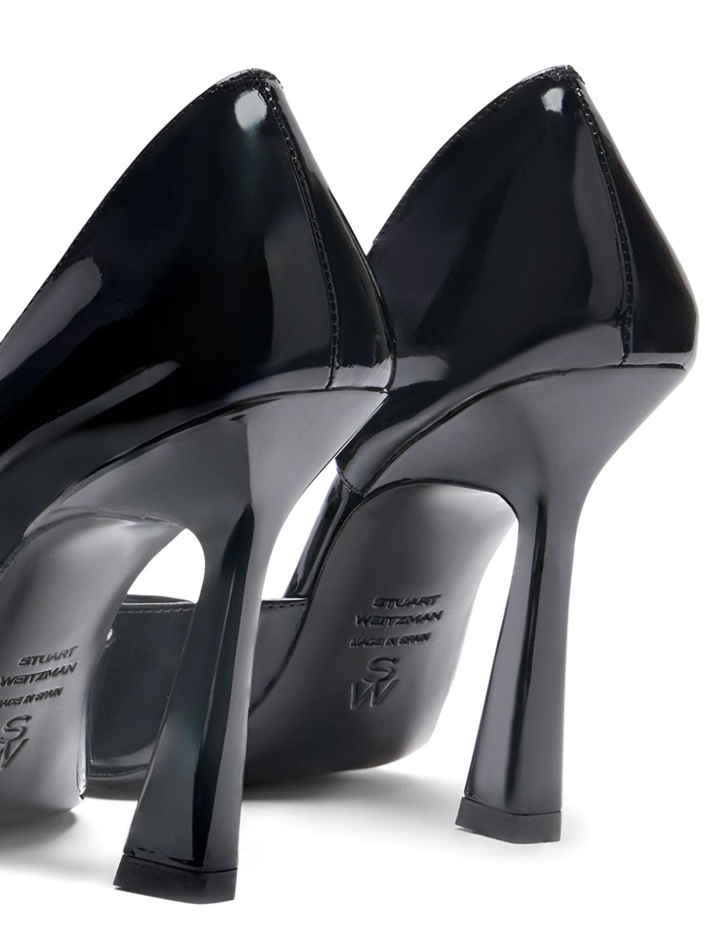 Shop Stuart Weitzman 100mm Vinnie Pumps In Black