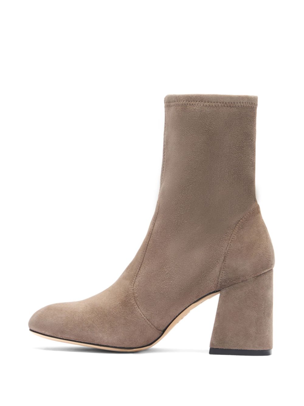 Stuart Weitzman 85 mm laarzen met flareblocking Beige