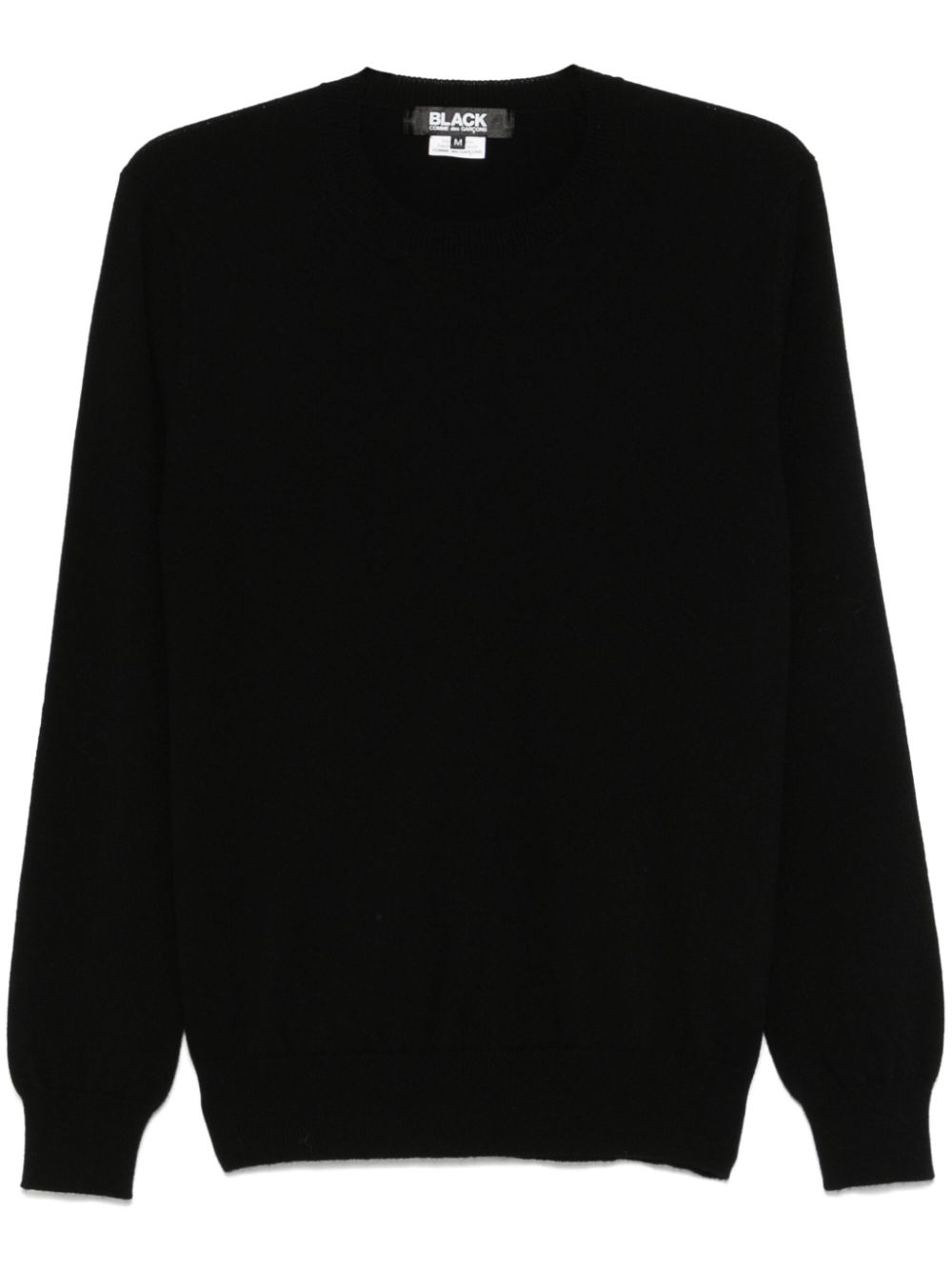 Black Comme Des Garçons wool sweater