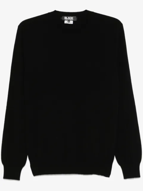 Black Comme Des Garçons wool sweater