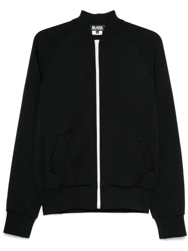 BLACK COMME des GARÇONS ジップアップパーカー Sブラック PLAY COMME des GARCONS - プレイコムデギャルソン ジップアップ