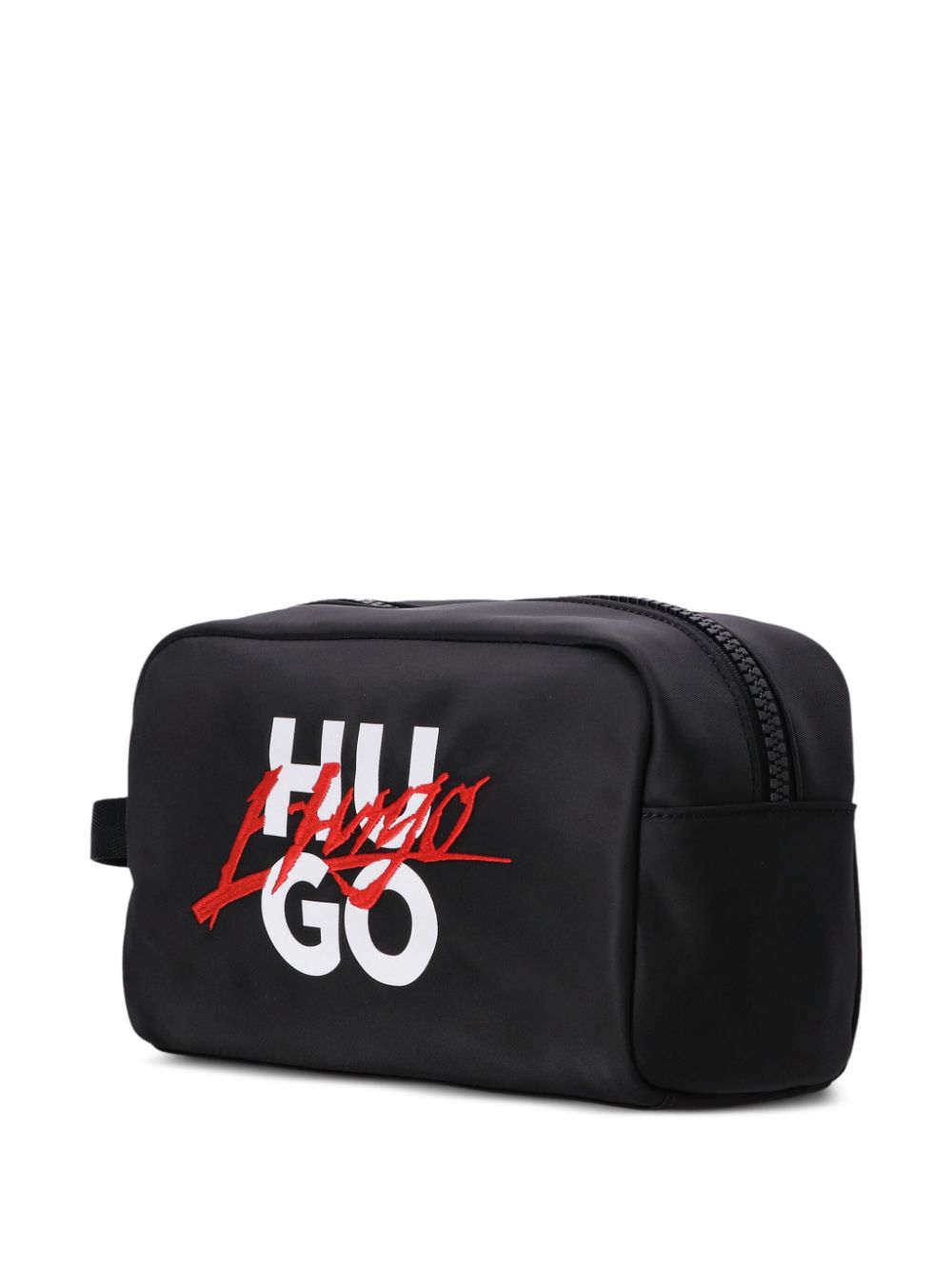 Shop Hugo Handwritten 2.0 Wash Bag In Black