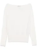 Simkhai Lavina off-shoulder sweater - White